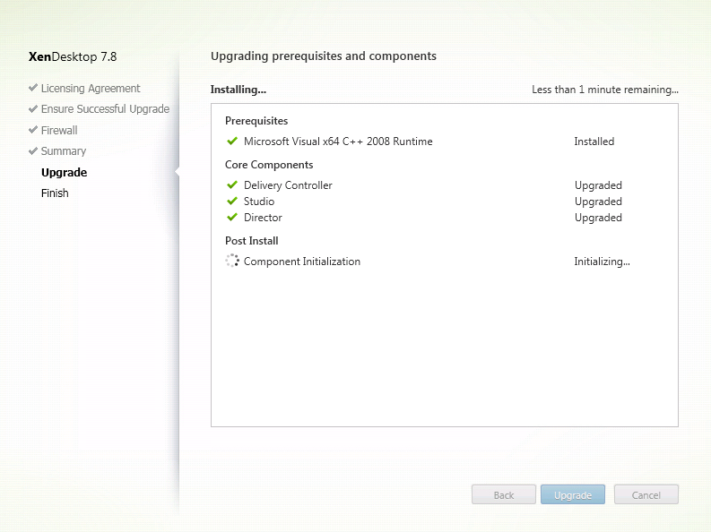 Citrix XenDesktop and XenApp 7.8 DDC Initializing